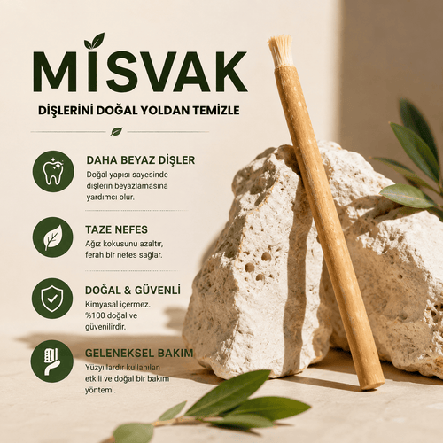 Doğal Misvak Diş Fırçası